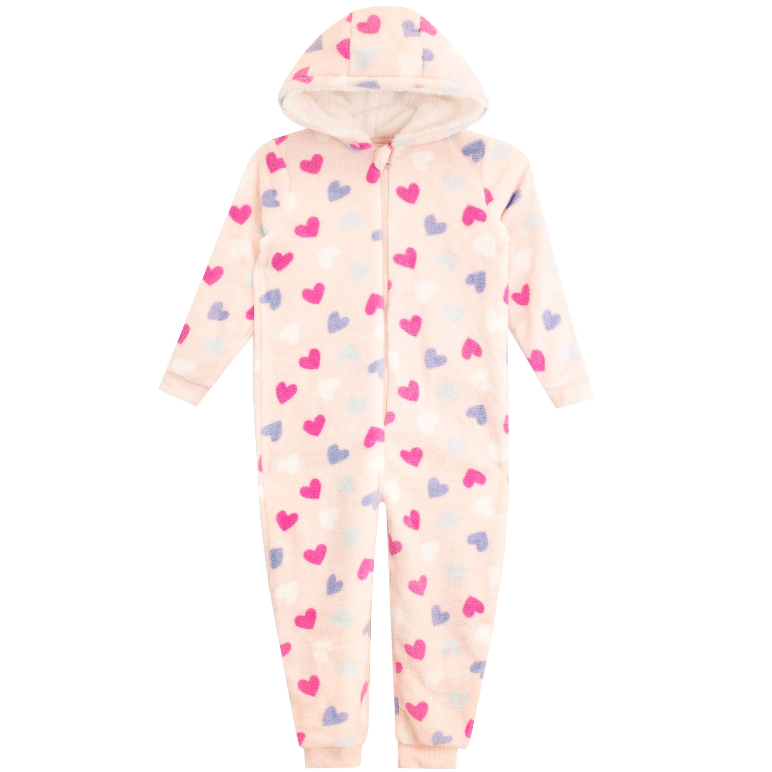 Harry Bear Girls Hearts Onesie Sizes 7-14