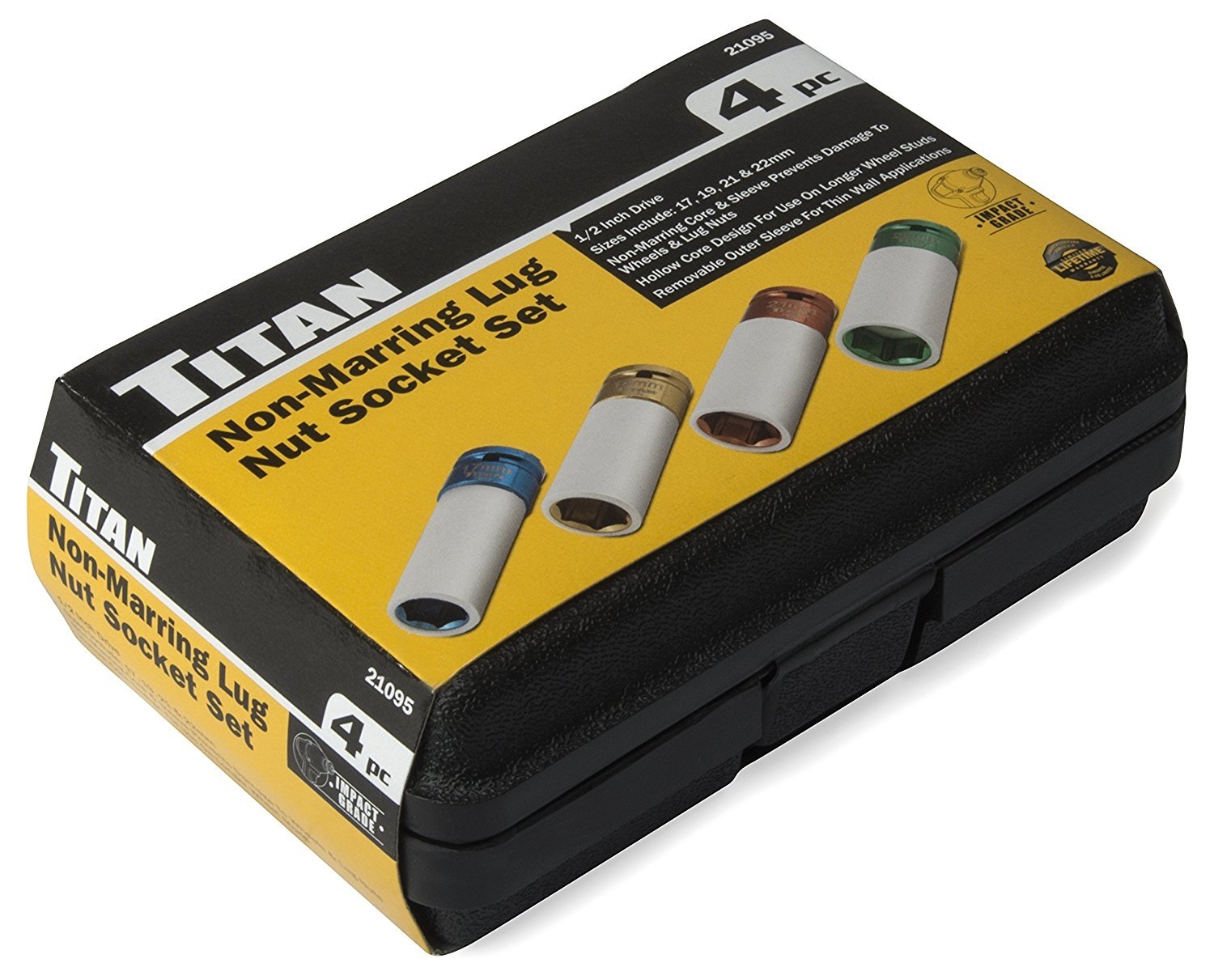 Titan Tool pc 1/2 in Drive Non-Marring Lug Nut Socket