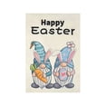 thumbnail image 2 of QuanTara Double-Sided Easter Garden Flag, 11.8"x17.7" Outdoor Spring Yard & Patio Decoration, Burlap Linen Banner for Easter Basket Fillers, Home Party Decor, 2 of 6