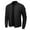 Black, variant on Daolelai Men's Lightweight Solid Color Stand Collar Jacket