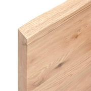 Irfora parcel,Wood Oak47.2"x19.7"x(0.8"-1.6") Wood TableVersatile Use Handcrafted Vidaxl Oak Wood - Varnish Finished Oak Wood Table Study Diy Wood Varnish Finished Versatile- Varnish