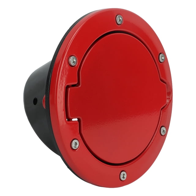 Cubierta De La Tapa De La Gasolina Del Automóvil, Tapa Del Tanque De Combustible, Resistente, Duradera, Resistente A La Oxidación Con Recubrimiento En Polvo Rojo Para JK JKU