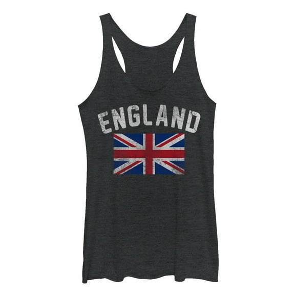 Women's Lost Gods England Union Jack Racerback Tank Top