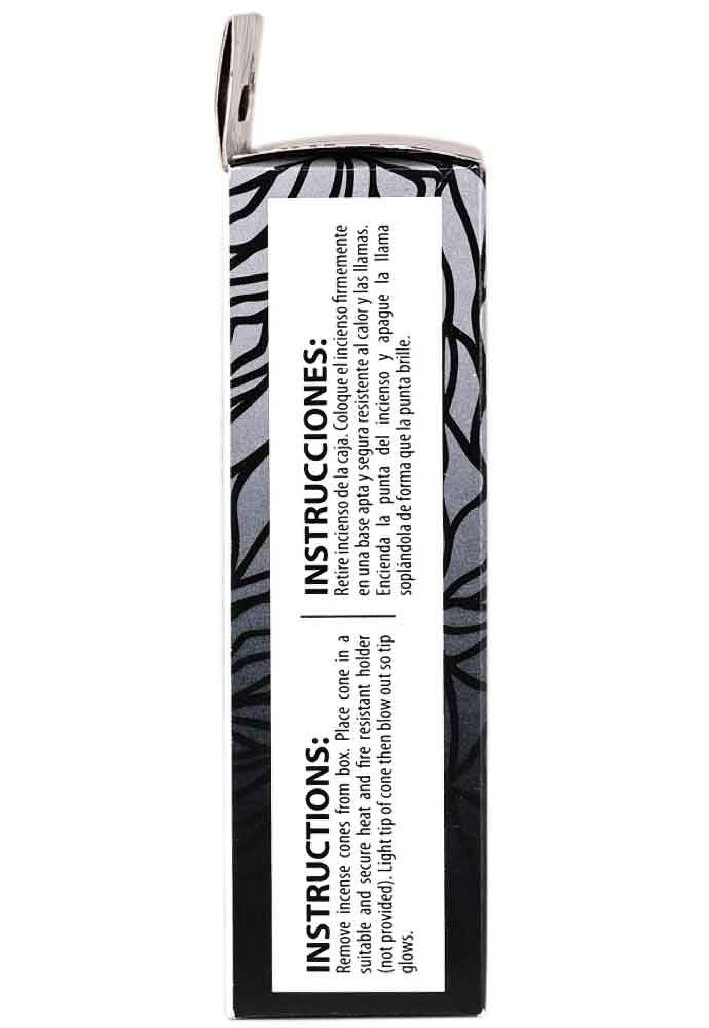 Mainstays Backflow Incense Cones, Full Moon Fragrance (Black), 40 Pack