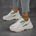 thumbnail image 4 of Zapatos De Plataforma De Malla Transpirable Para Mujer, Zapatos Casuales Al Aire Libre Con Cordones, Zapatos Deportivos Ligeros De Bajo Perfil, 4 of 4