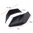 thumbnail image 3 of Motorcycle Spoiler,2pcs Motorcycle Fairing Wing Aerodynamic Fins Spoiler Universal Motorcycle Spoiler Aerodynamic Spoiler Wings Motorcycle Fairing Wing Black, 3 of 5