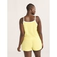 thumbnail image 4 of Joyspun Women's Jersey Picot Cami Top and Shorts Pajama Set, 2-Piece, Sizes XS-3X, 4 of 6