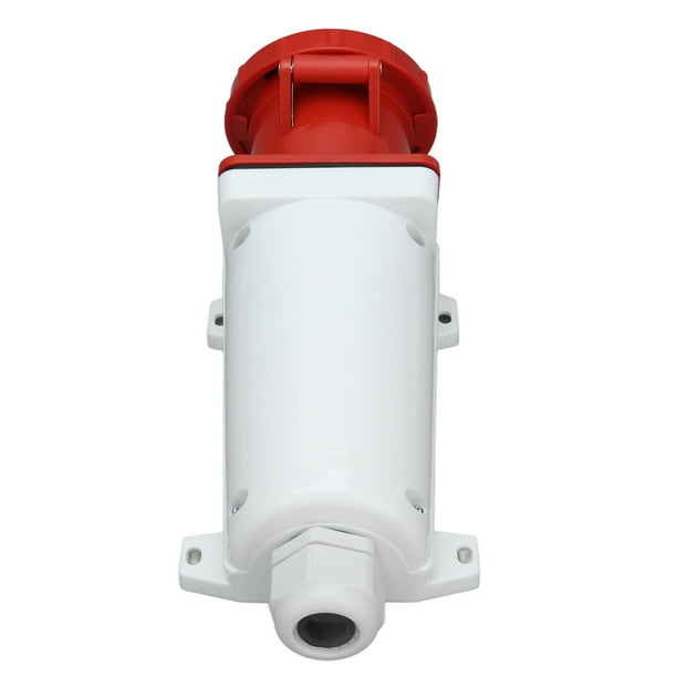 Enchufes Impermeables Trifásicos, 6-16 Mm² Enchufe Industrial Contactos De Cobre Protección 3P+E IP67 Montado En Superficie Para Lugares Interiores Y Exteriores
