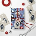 thumbnail image 2 of Christmas Wrapping Paper Roll 23x58 Inch Vintage Santa Claus Snowflake Festive Nostalgic Design Gift Wrap Paper for Christmas, Holiday Party Gift Packing, 2 of 7