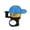 Blue, variant on Lume Wear 360 Degree Rotatable Cartoon Bike Bell for Kids and Boys a Loud Crisp Clear Alert Ringtone Handlebar Horn. A Cute Cycling Bell That Fits Most Bicycles and Scoote