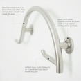 thumbnail image 2 of 30" Pismo Curved Bathroom Shower Grab Bar with Toilet Paper Holder Bar, Right-Handed, Satin Finish, 2 of 5