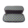 thumbnail image 5 of Picia Cute Turtle Pattern Large Capacity PU Leather Pencil Case Organizer Pen Marker Holder Double Zipper Storage Bag Big Pencil Pouch for College Office, 5 of 6
