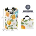 thumbnail image 2 of Yayeee Freestanding Laundry Hamper with Handle Collapsible Large Storage Basket for Clothes, Orange Bees, 2 of 7