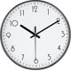 thumbnail image 1 of 2025 New Black Wall Clock, 12' Modern Minimalist Silent Clock, No Ticking Quartz Movement Powered by Battery, Easy to Watch, 1 of 5