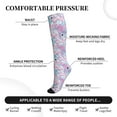 thumbnail image 2 of Pofeuu Tie Dye Print Compression Socks for Women & Men Circulation - Best Support for Nurses,Running,Athletic,Sports, 2 of 7