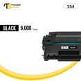 thumbnail image 4 of Toner Bank Compatible Toner Cartridge Replacement for HP 55A CE255A High Yield (Black, 3-Pack), 4 of 7