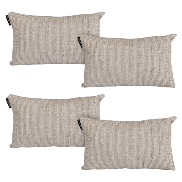 Cojin riñonera Decorativa Rectangular Set de 4 Cros Arena