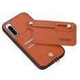 thumbnail image 4 of Kickstand Cover For Sony Xperia 10 V Carbon Fiber Texture PU+TPU Card Holder Phone Case, 4 of 4