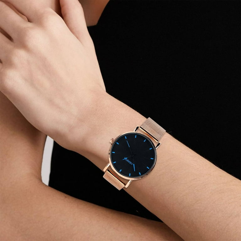 Men s Fashion Ultra Digital Men Watches Thin Watches Business World Time Watch Stainless Steel Womens Watches for Small Wrists Mesh Quartz Young Man Watch Watch Brew Watches Hour Watches Walmart