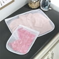 thumbnail image 3 of Whitmor Zippered Mesh Wash Bags - White - Set of 4, 3 of 5