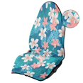 thumbnail image 6 of Bulopur Tropical Hibiscu Floral Front Car Seat Towel Universal Sweat Carseat Protector for Beach Breathable Athletic Towel for Summer Car Decor Fit SUV Sedan Truck, 6 of 8