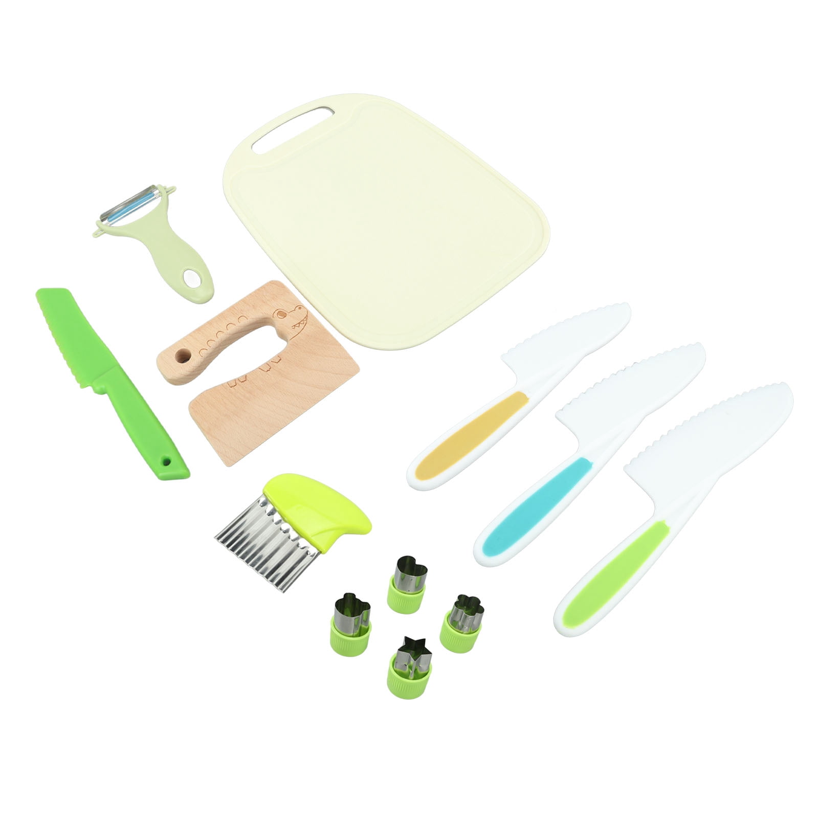Kids Safe Knife, All in One Handle Widely  Plastic Kids Knife Set  Of Use  for Family Gatherings