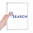 thumbnail image 1 of Magnifier Recherche Connaissance Compréhension Cahier Libre Journal Rechargeable Papeterie, 1 of 3