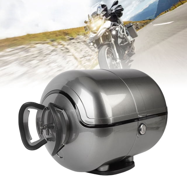 Motorcycle Trunk Top Case Rear Box,Motorcycle Trunk Anti Theft Lock Waterproofing 28L Luggage Storage Carrier for