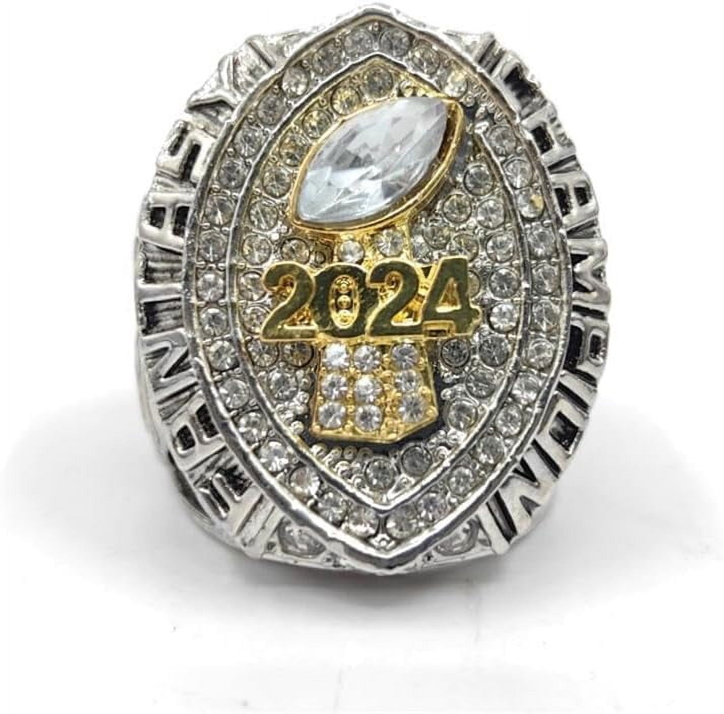 2024 Fantasy Football League Championship Trophy Rings Prize