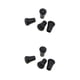 thumbnail image 2 of Wosthever 4X Cane Pad Cover Crutches Feet Accessories Pad Anti-Skid Adjustable Climbing Tips Sports Replacement Goods Outdoor 2piezas, 2 of 6