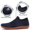 thumbnail image 6 of Walking Shoes for Men Zero Drop Barefoot Shoes Breathable Slip on Wide Sneakers, Size 9, 6 of 8