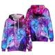 thumbnail image 1 of Moonsky Sudadera con capucha y cordón HUNTRX, estampado de grupo de chicas coreanas, jersey corto, suave y cómodo, top de manga larga para primavera y otoño.,Morado claro,100, 1 of 4