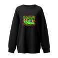 thumbnail image 3 of Sudadera navideña Tops con gráficos de letras divertidas Ropa deportiva para mujer Kuymtek Negro T M para Mujer, 3 of 9