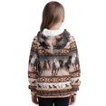 thumbnail image 3 of Pzuqiu Horse Hooded Sweatshirts for Girls Size 10-11 Comfortable Lightness Children's Long Sleeve Sweatshirt Practical Fall Outfits Fashion Clothing Versatile for Everyday Wear, 3 of 7