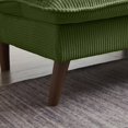 thumbnail image 6 of Convertible Sofa Bed 72″ Fabric Couch with Adjustable Backrest Loveseat Recliner Sleeper Living Room Furniture futon Set for Apartment Small Space, Green, 6 of 18