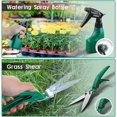 thumbnail image 5 of Garden Tools Set, 13pieces Gardening Tools With Green , Ergonomic Handle Trowel Rake Weeder Pruner Shears Sprayer, Garden Hand Tools With Carrying Cas, 5 of 5
