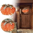 thumbnail image 2 of Handmade Halloween Pumpkin Wreath For Festive Decoration, 2 of 9