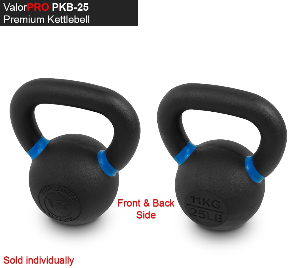 Valor Fitness PKB-25 ValorPRO Premium Kettlebell 25lb