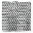 thumbnail image 1 of Bimba Gray Diamond Ikat Pure Silk Printed Head Bandanas Summer Neck Wrap Scarf 40 x 40 Inches, 1 of 6
