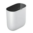 thumbnail image 2 of Danhjin Trash Can Bathroom Trash Can With Lid- Small Garbage Can With Press Lid- Plastic Wastebasket With Popup Lid for Toilet-Office- Bedroom- Living Room, 2 of 6