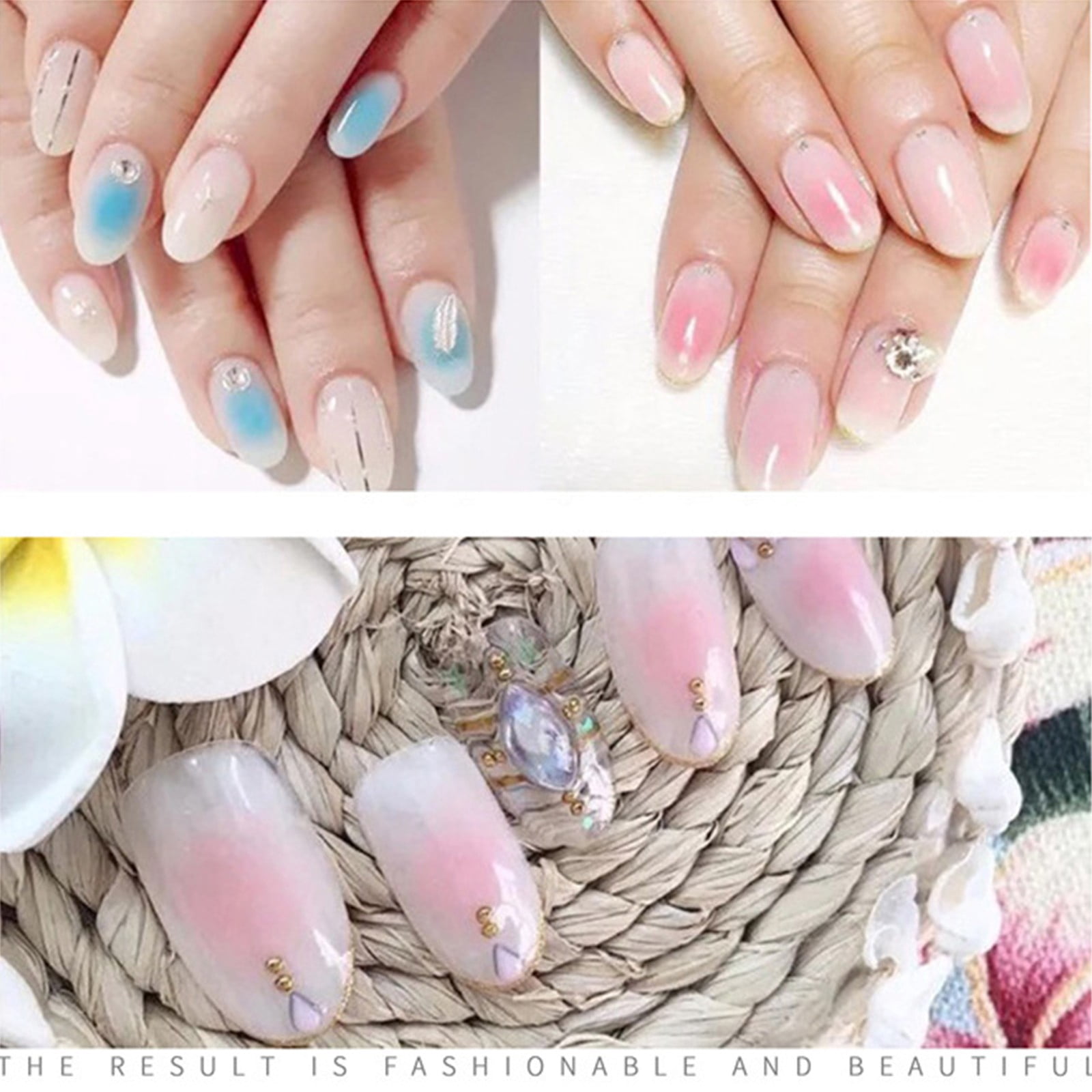 Nail Brushes Nail Gel Pens for Kids Nail Stencil Acrylic Nail Design Stencils Finger Nail Stencil Manicure Brush with Handle Pedicure Liners Nail Dashes Gel Brush Nail Pen for Nails Nail Sizing Chart