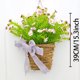 thumbnail image 3 of Decoración del hogar, decoración de habitaciones, decoración de paredes Guirnaldas de flores de primavera y verano Cestas para la puerta principal Guirnaldas de flores Flores artificiales para colgar, 3 of 5