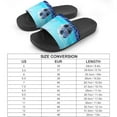 thumbnail image 2 of GZHJMY Stylish Slides for Women Men, Realistic Soccer Ball Hitting The Net Soft Flexible Slip-on Sandals Slippers, 2 of 7