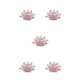 thumbnail image 3 of Matsuzay Cristal Flor de loto Piedras naturales Feng Shui Esfera Cristales Flores Figuras decorativas Banquete de boda Rojo Type2 NO2, 3 of 6