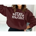 thumbnail image 3 of Stay Pawsitive Sweatshirt, Dog Sweatshirt, Dog Lover, Animal Rescue Sweatshirt, 3 of 9