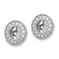 thumbnail image 2 of Auriga Fine Jewelry 14K White Gold 1/2 cttw Lab Grown Diamond VS/D-F Studs Earring Jackets for Women (L- 0.44inch, W- 0.44inch), 2 of 6