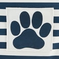 thumbnail image 4 of Bone Dry Pet Storage Collection Striped Paw Patch Bin, Large Rectangle, Navy, 4 of 5