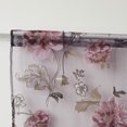 thumbnail image 3 of 100x200cm Élégant Motif Floral Voile Porte Fenêtre Rideau Fenêtre Rideau Drapé Panneau Pure Écharpe Valances, 3 of 8