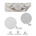 thumbnail image 6 of Abstract Art Front Door Mat White Marble Texture Gold Crack Stone Minimalism Welcome Doormat Indoor Outdoor Entrance Floor Mat Non-Slip Washable Runner Rug for Front Porch Decor 16x47 Inch, 6 of 6