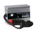thumbnail image 2 of Convertidor Inversor De Corriente Para Coche De 200 W, Cc 12 V A Ca 220 V, Potencia De Onda Sinusoidal Modificada Con Salida Usb De 5 V Noticed VI007352-00, 2 of 6